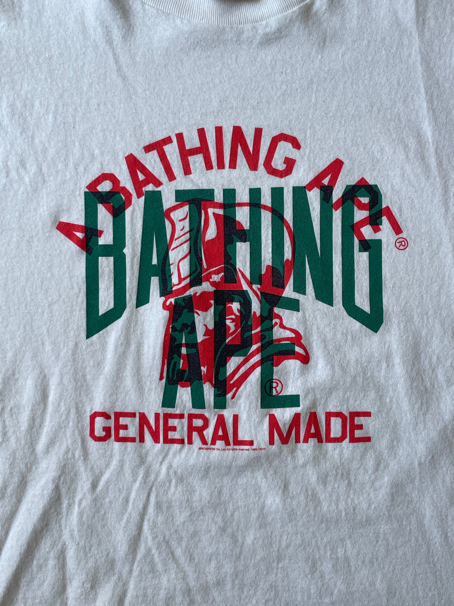 (XL) BATHING APE "General Made" Tee