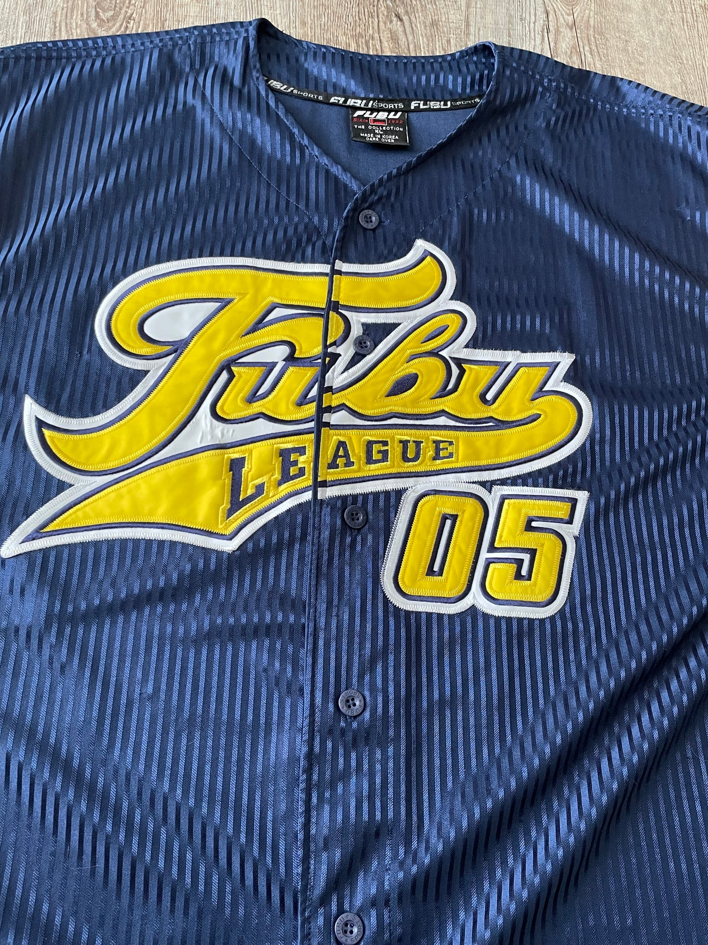 (XL) VINTAGE FUBU Baseball Jersey