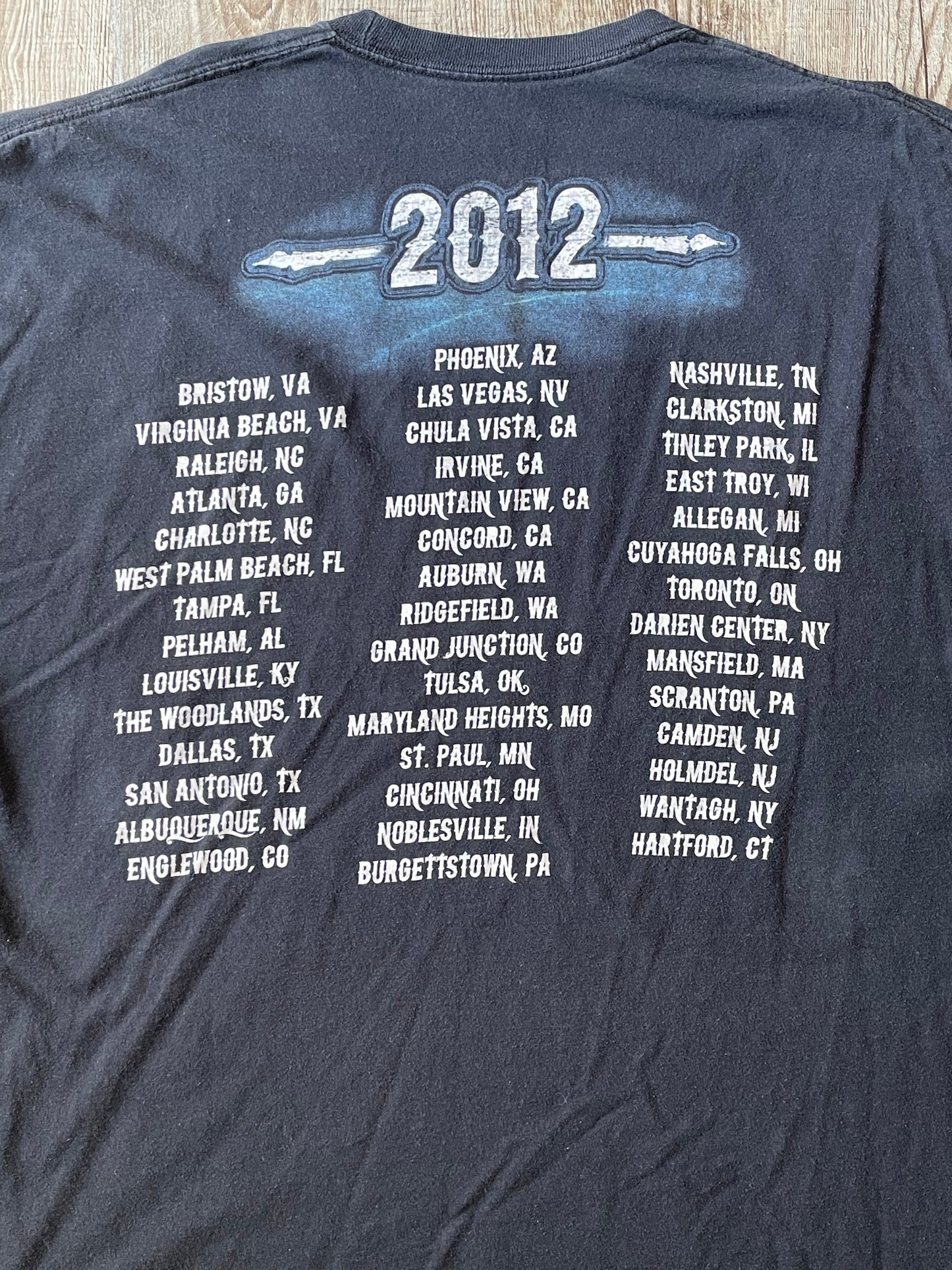 (2XL) KISS "The Tour 2012" Tee
