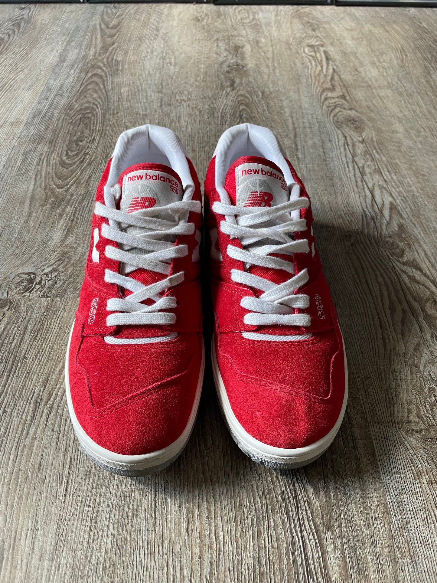 (9.5) NEW BALANCE 550 "Suede Pack Red"