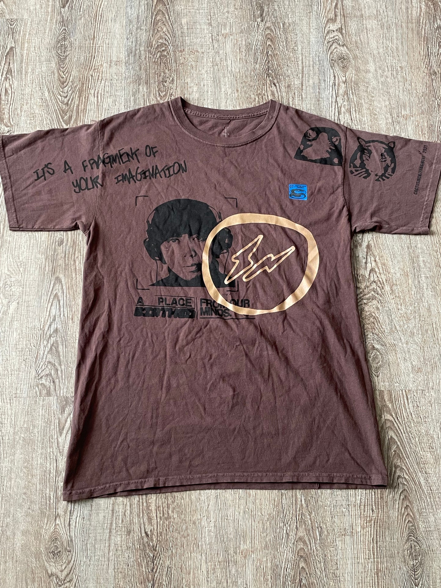 (L) CACTUS JACK x FRAGMENT "Hiroshi Tee Grey