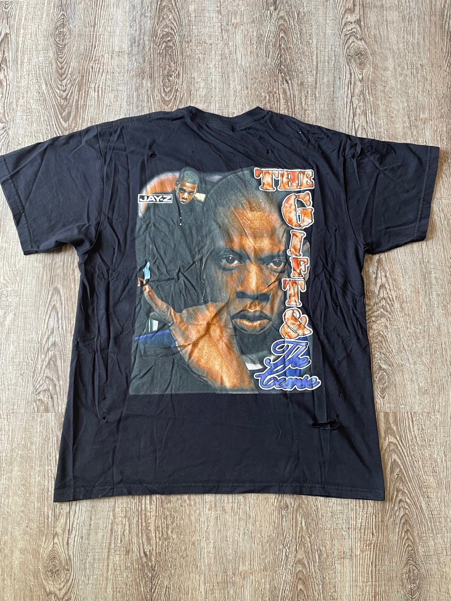 (L) Jay Z "HARD KNOCK LIFE" Rap Tee