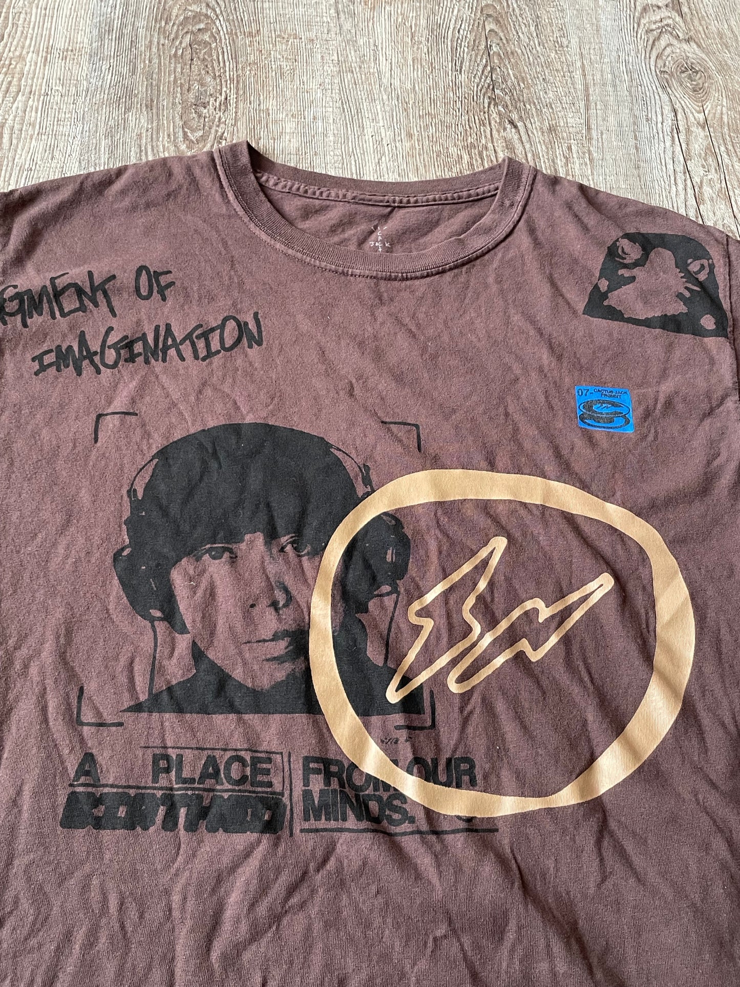 (L) CACTUS JACK x FRAGMENT "Hiroshi Tee Grey