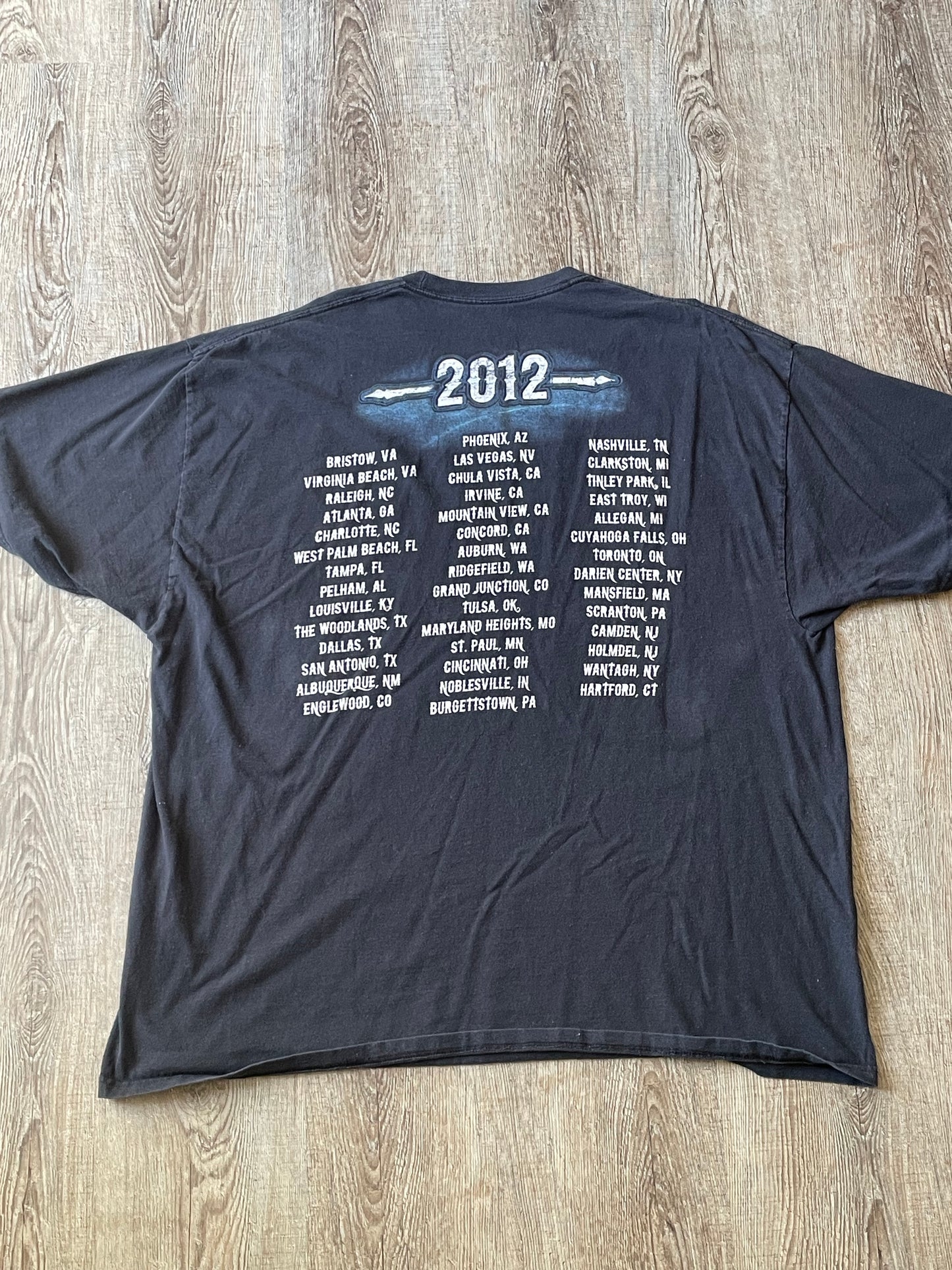 (2XL) KISS "The Tour 2012" Tee
