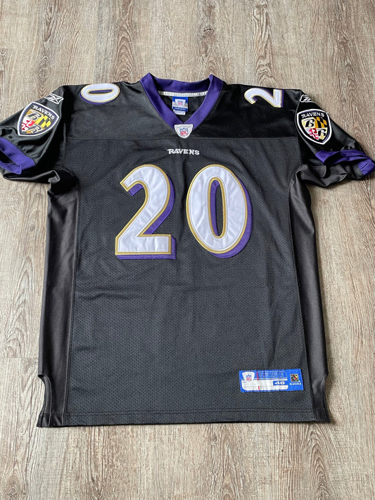 (L) REEBOK Official On-Field Baltimore Ravens "Ed Reed" Jersey