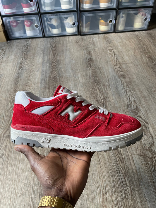 (9.5) NEW BALANCE 550 "Suede Pack Red"